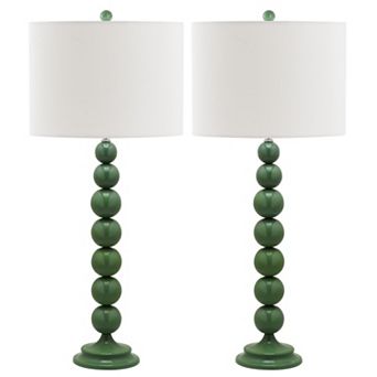 Safavieh 2 pc Jenna Stacked Ball Table Lamp Set
