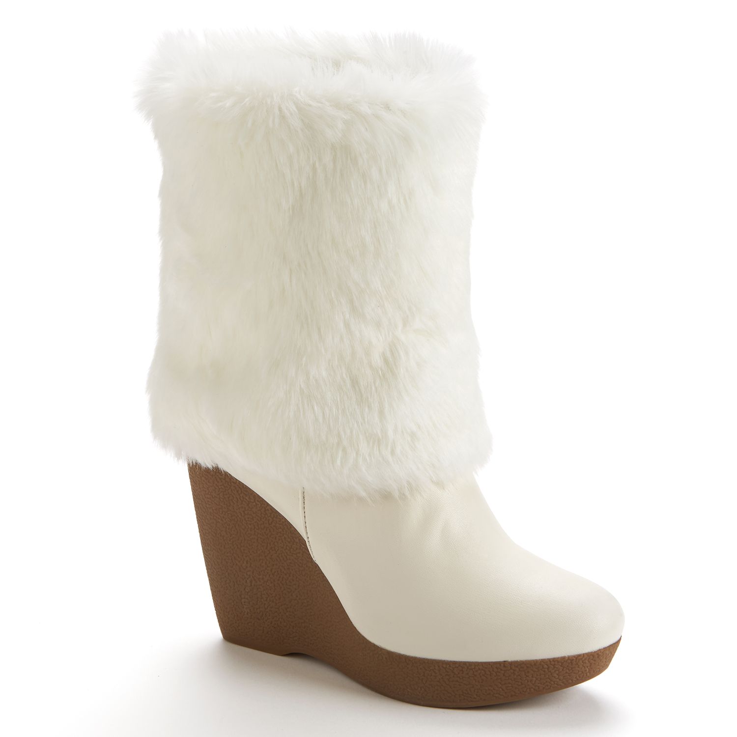 kohls womens wedge boots