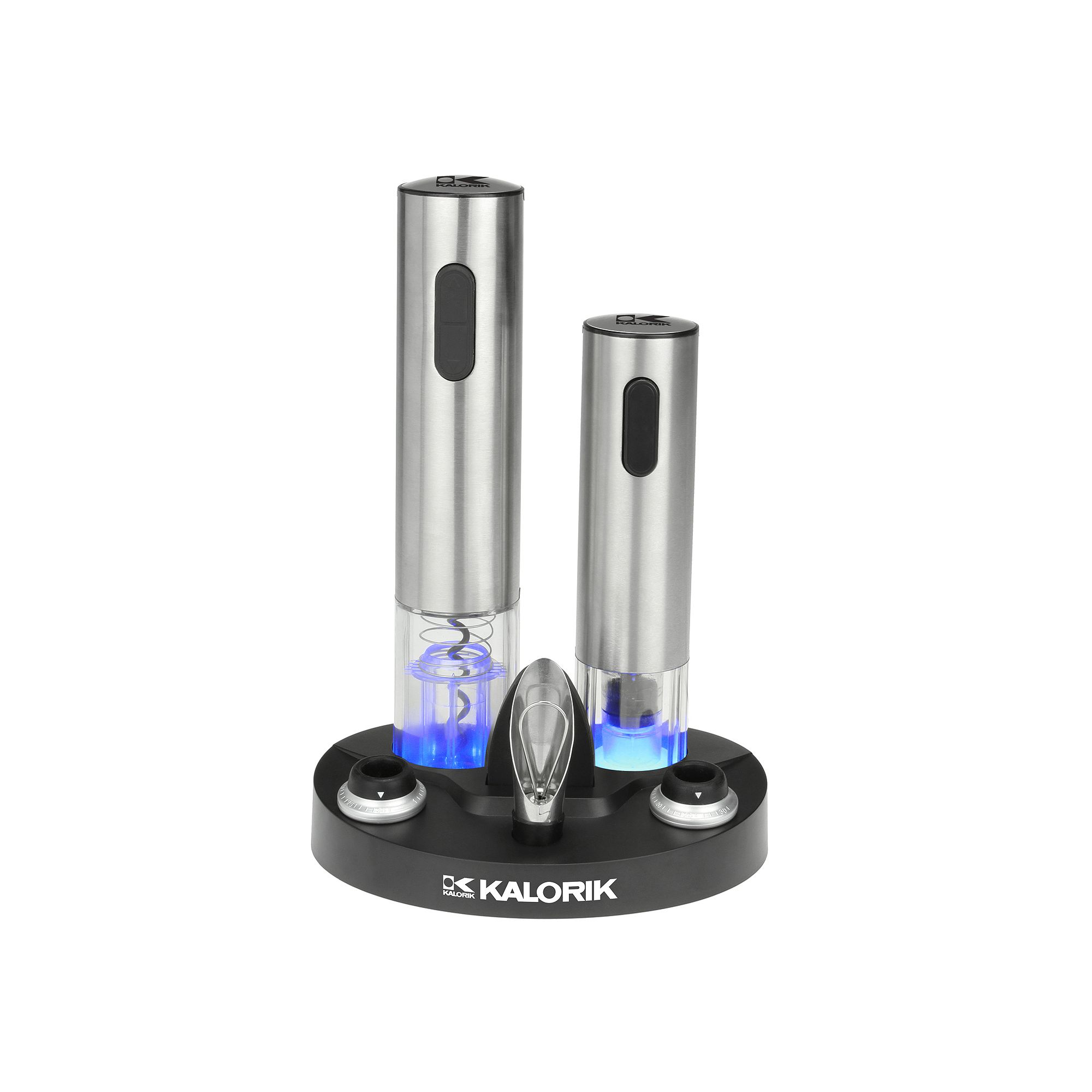 Kalorik Wine Lovers Wine Bottle Opener Set, Black