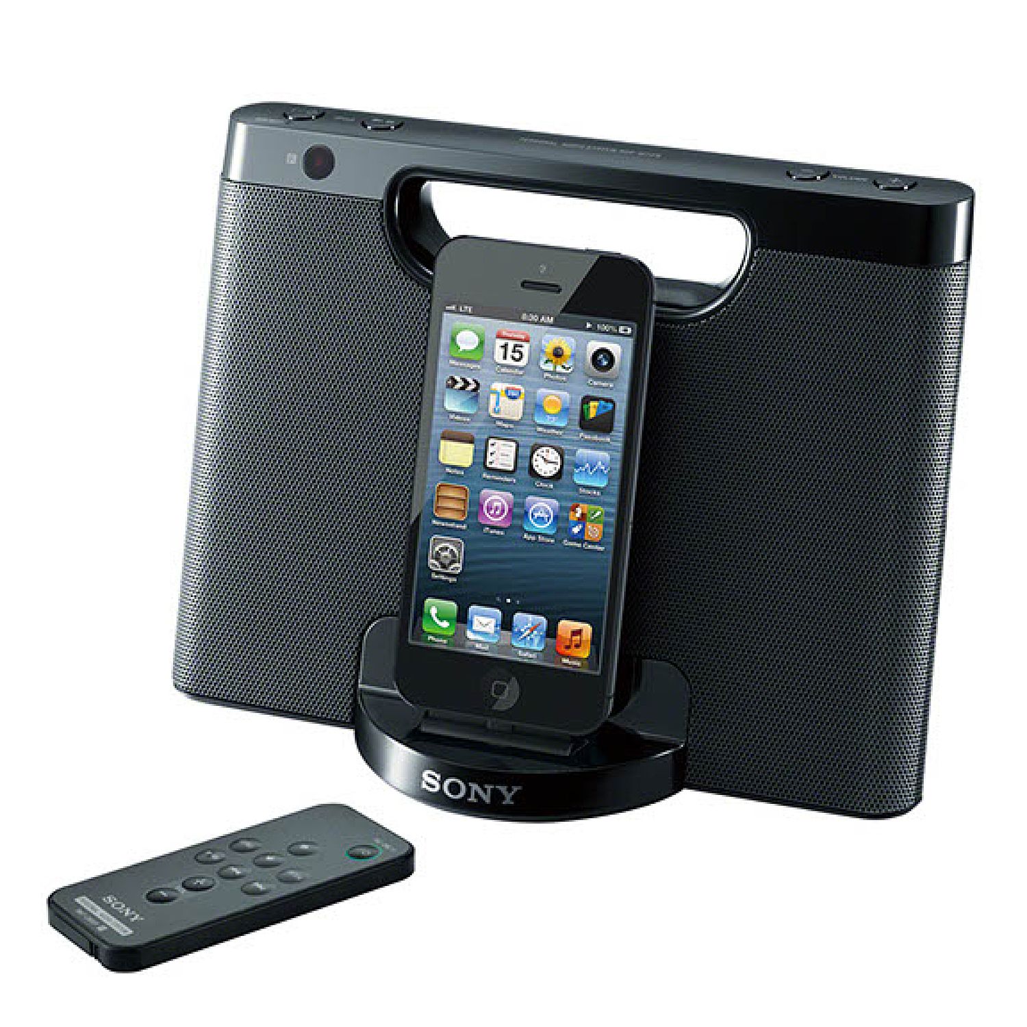 iphone charging dock with speakers