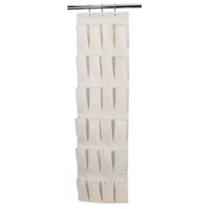 Household Essentials 24-Pocket Over-The-Door Shoe Organizer