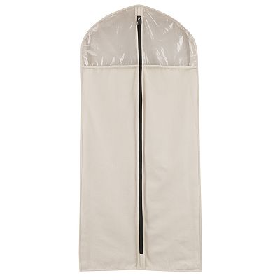 long dress protector bags 2 Pack 65" Clear 4" Gusseted Garment Bags, Long Dress Covers for Closet Storage & Travel