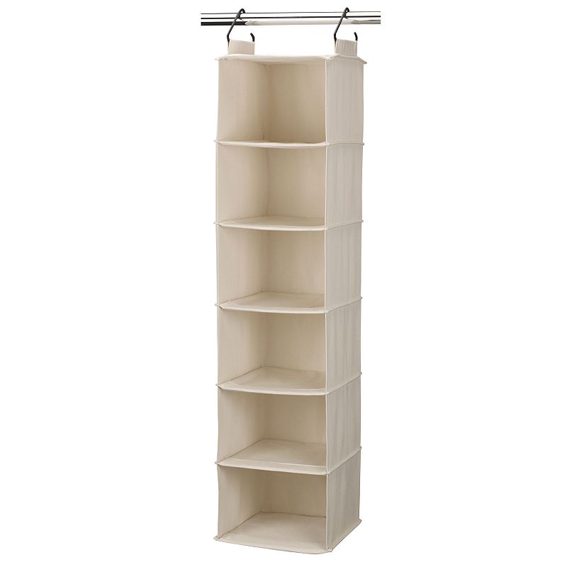 Household Essentials Cedarline 6-Shelf Sweater Organizer, Natural