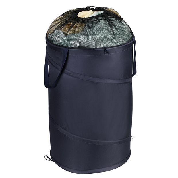 Extra Large Mesh Pop-Up Hamper with Carry Strap