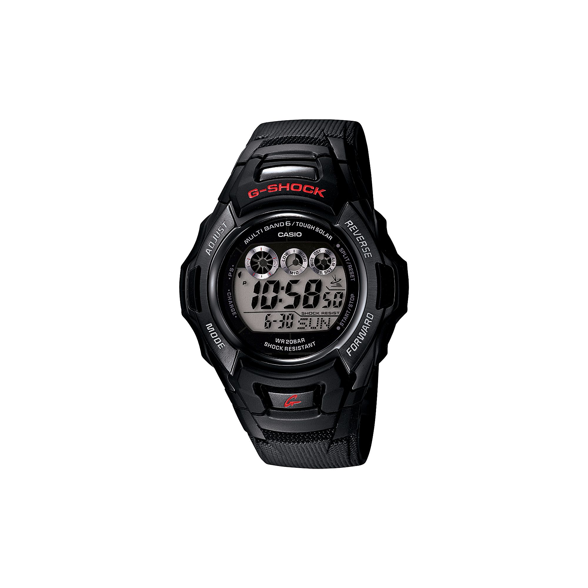 Casio Mens G-Shock Tough Solar Atomic Digital Chronograph Watch - GWM530A-