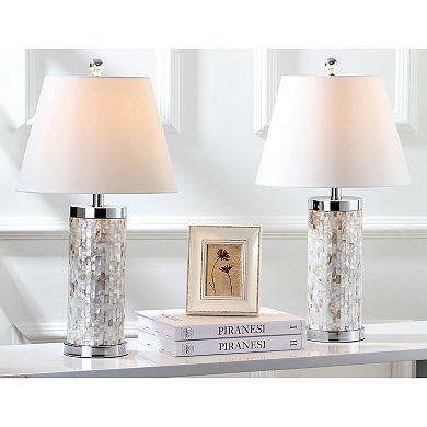 Safavieh 2-pc. Diana Shell Table Lamp Set