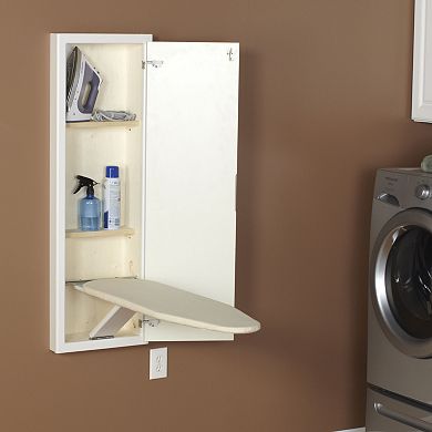 StowAway Wall-Mounted Ironing Board and Cabinet