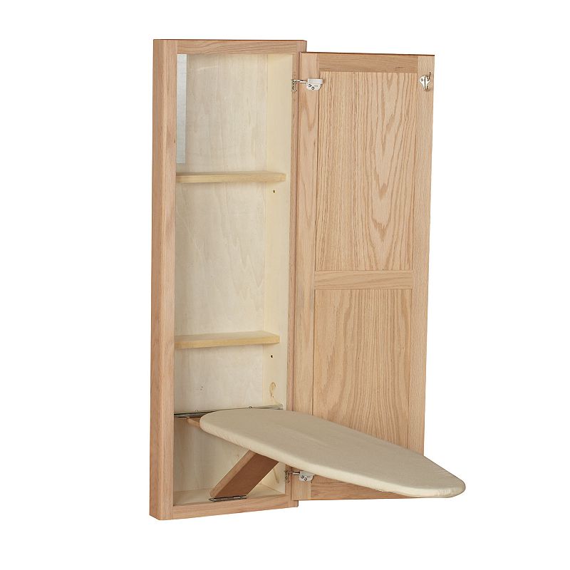 Stowaway Inwall Wood Cabinet, Oak