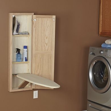 StowAway Wall-Mounted Ironing Board and Cabinet