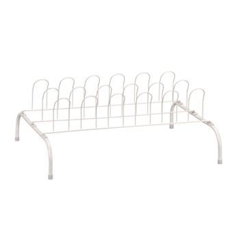 Household Essentials 9-Pair Wire Shoe Rack
