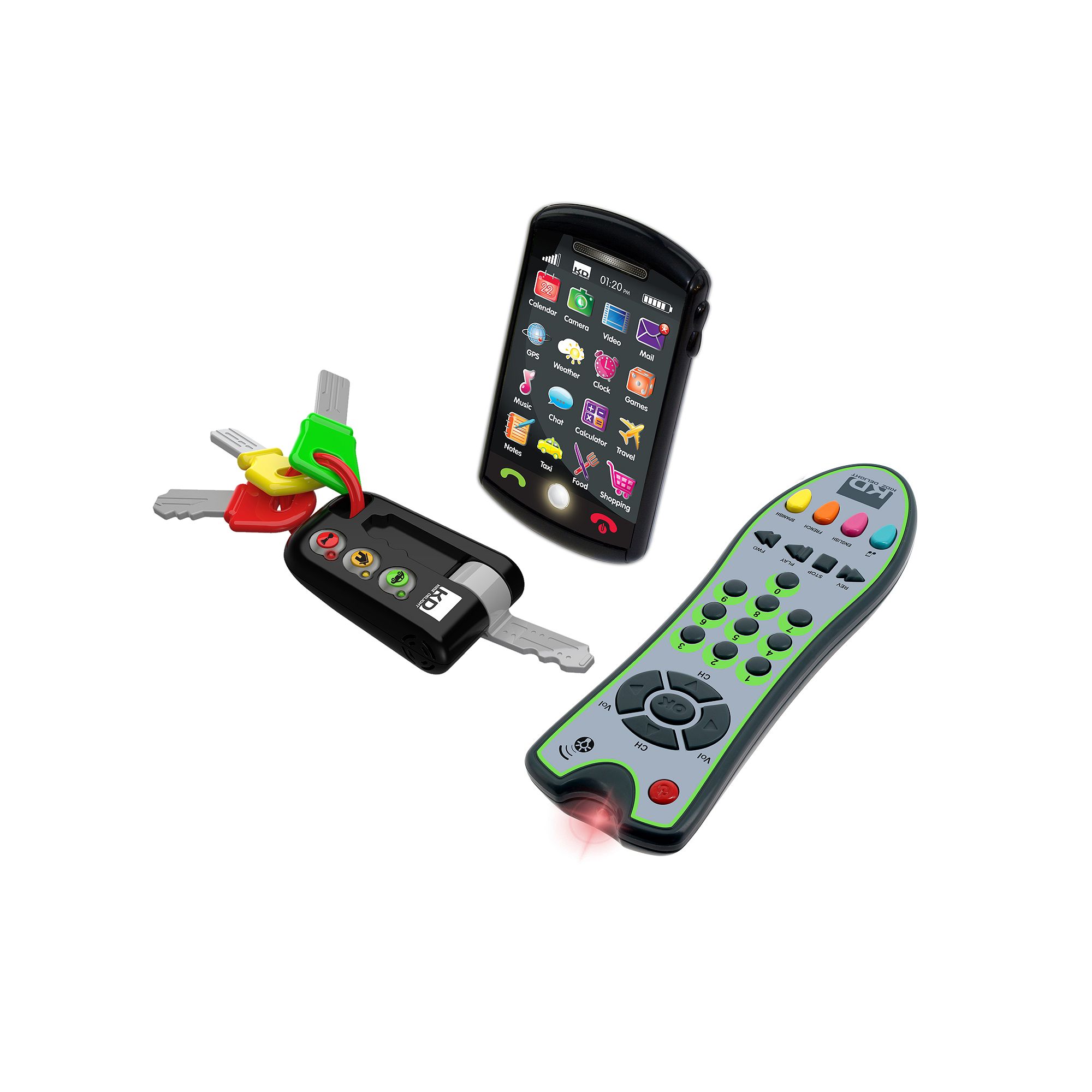 Kidz Delight Tech Set Toy Trio, Multi