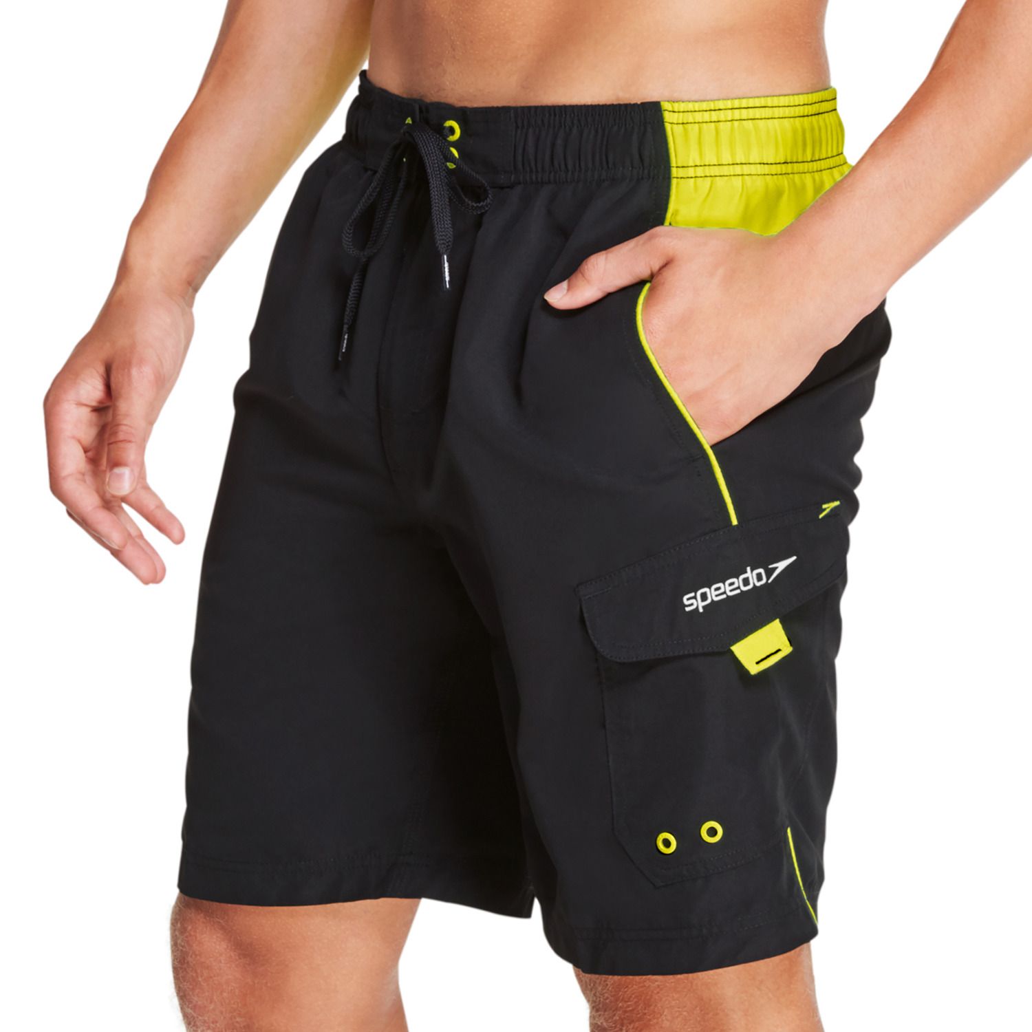 mens black swim trunks