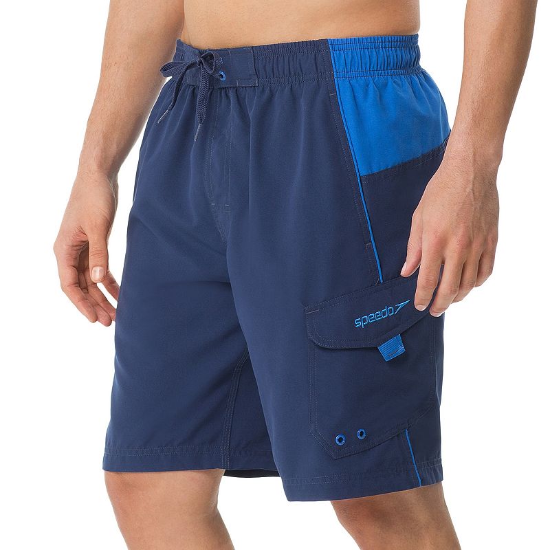UPC 027556195899 product image for Men's Speedo Marina Volley Swim Trunks, Size: Small, Brt Blue | upcitemdb.com