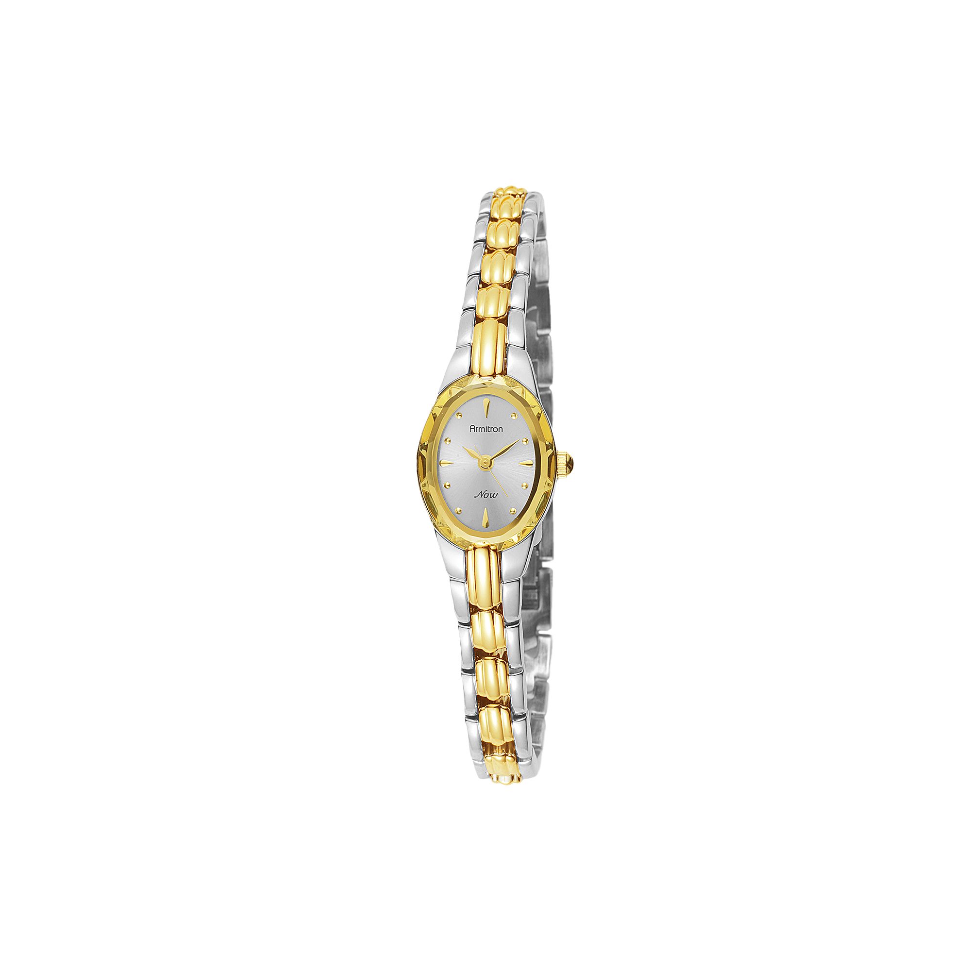 Armitron NOW Womens Two Tone Watch - 75/3313SVTT, Size: 2XL