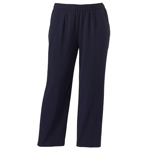 high rise straight leg dress pants womens size