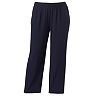 Plus Size 212 Collection Solid Pull-On Straight-Leg Pants