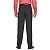 Men's 100% Wool Classic Fit Pleated Dress Pant in Burgundy main image 0