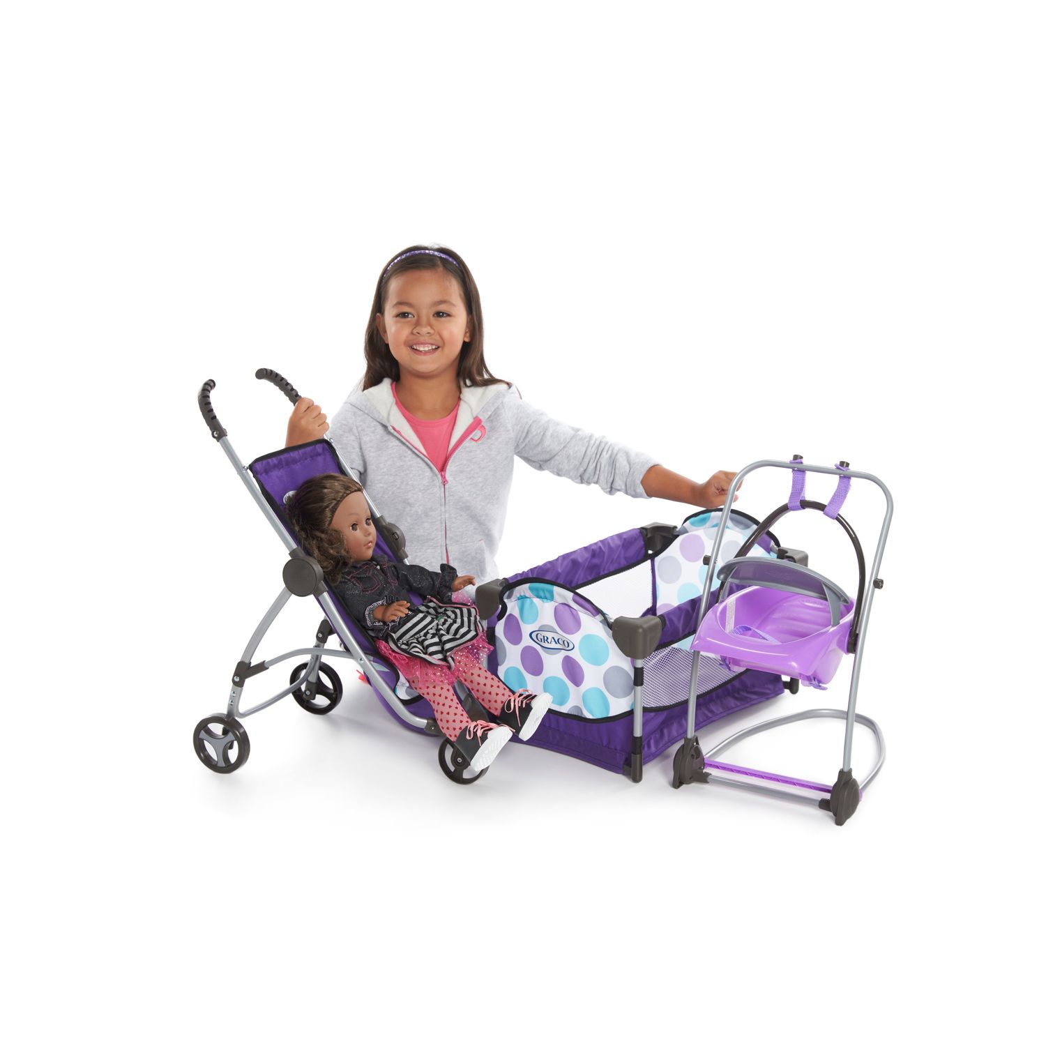 graco baby doll playset walmart