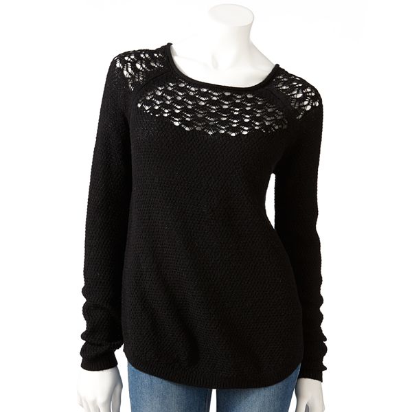Women's ELLE™ PointELLE™ Textured Sweater