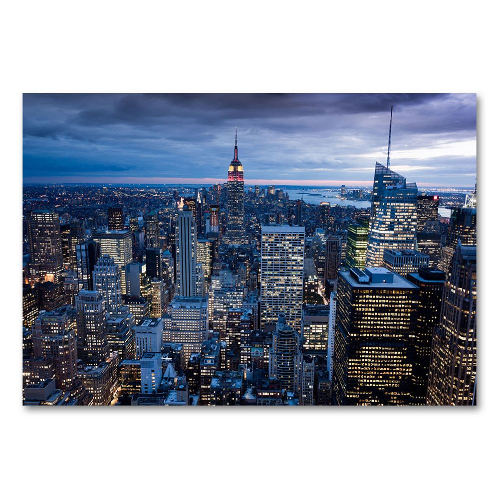 New York City Ny 30 X 47 Canvas Wall Art By Yakov Agami