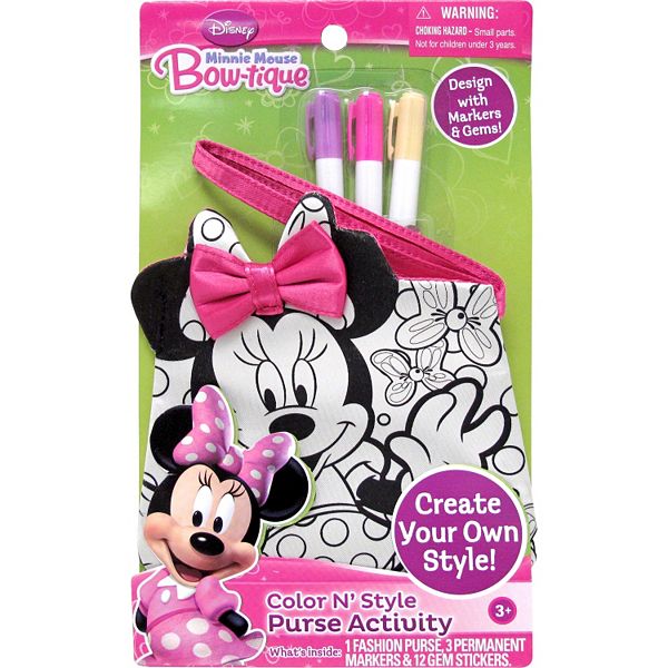 Disney Mickey Mouse and Friends Minnie Mouse Bow-tique Color N' Style ...