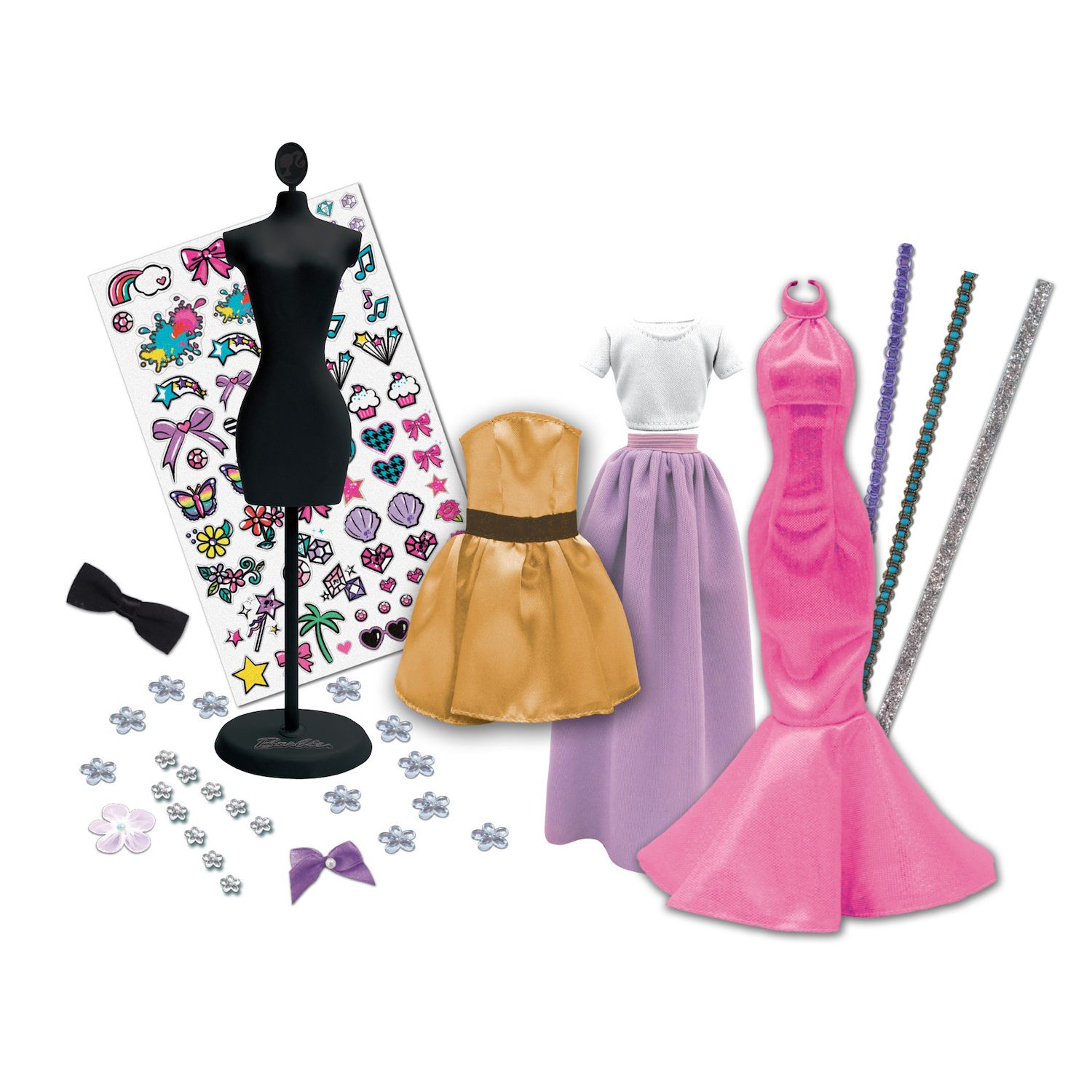 barbie be a fashion designer doll dress up kit