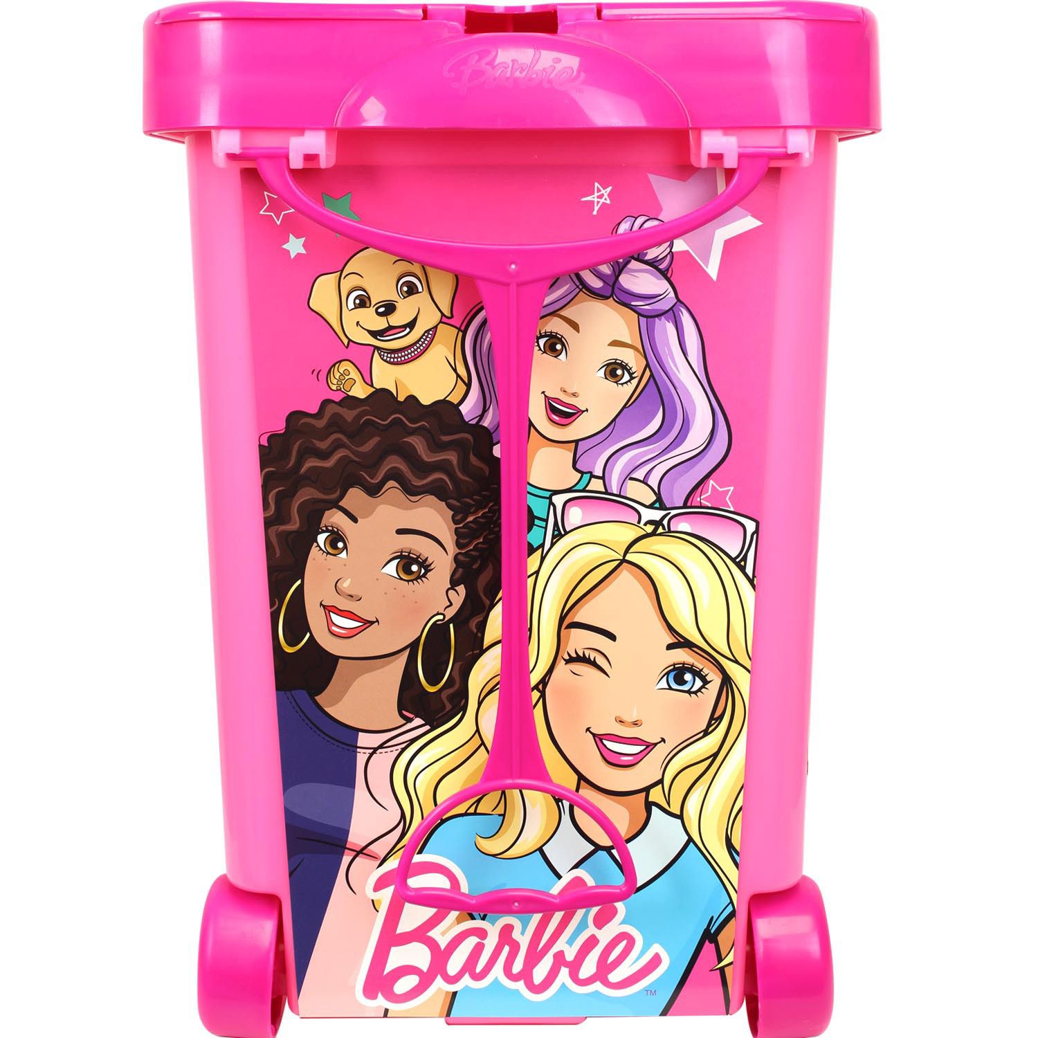 barbie store it all rolling bin
