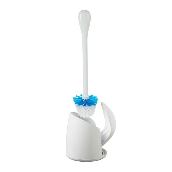 OXO Good Grips Stainless Steel Toilet Brush and Canister 19 Height x 5.25  Length x 5 Width Stainless Steel Brush