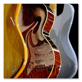 Music Store Canvas Wall Art by Roderick Stevens
