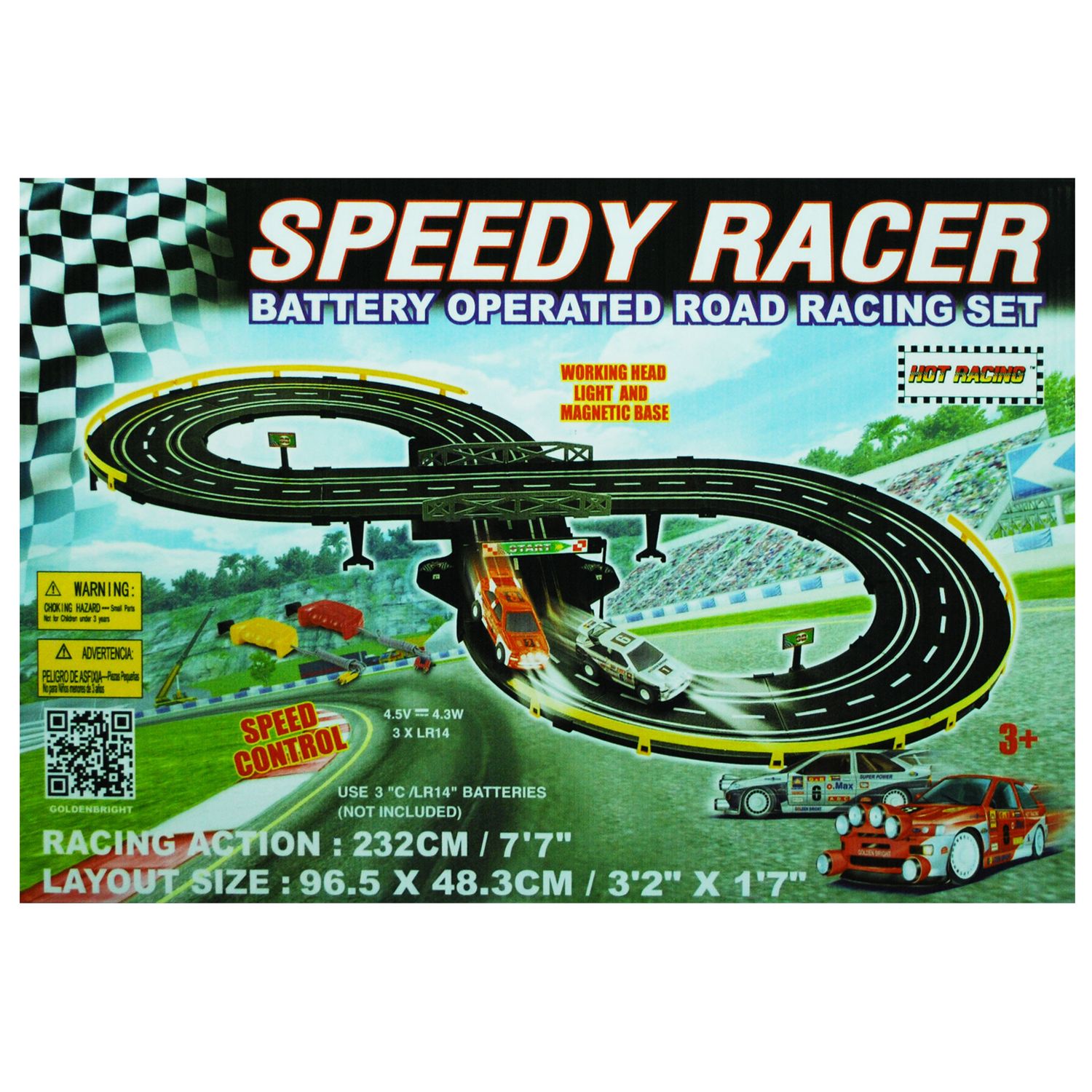 speedy racer road racing set