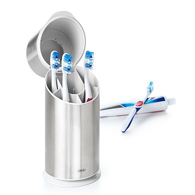 OXO Good Grips Stainless Steel Toothbrush Organizer