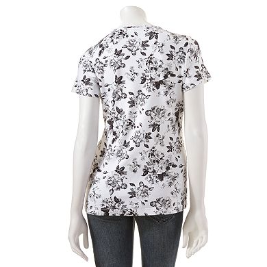 Croft & Barrow® Essential Printed Tee - Women's