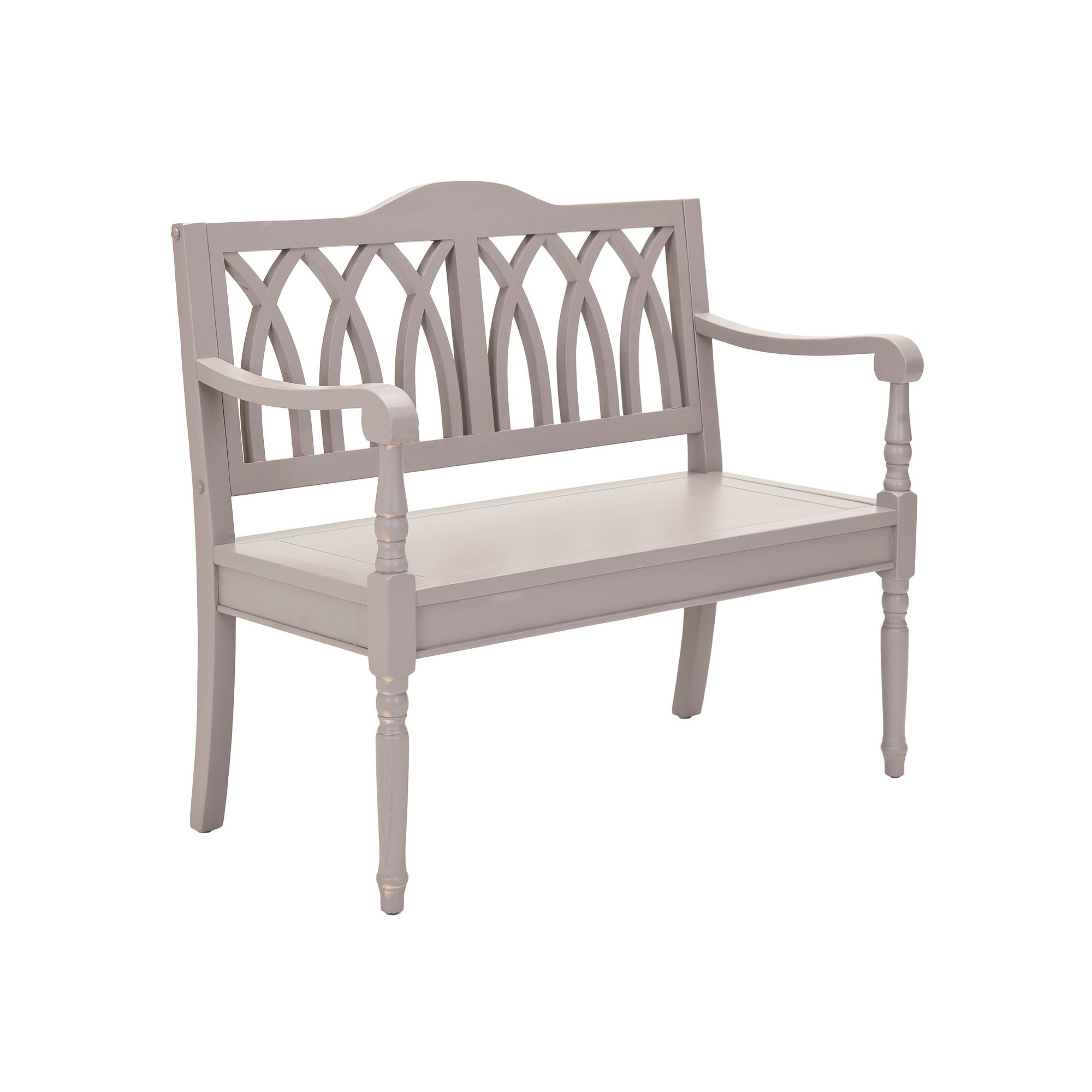 Safavieh Benjamin Bench, Gray