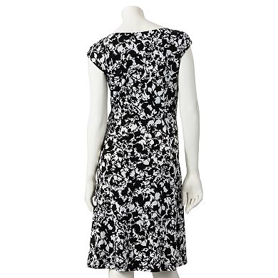 212 Collection Printed Knot-Front Dress - Women's