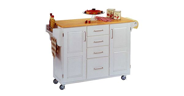 Kitchen Island With Wood Top