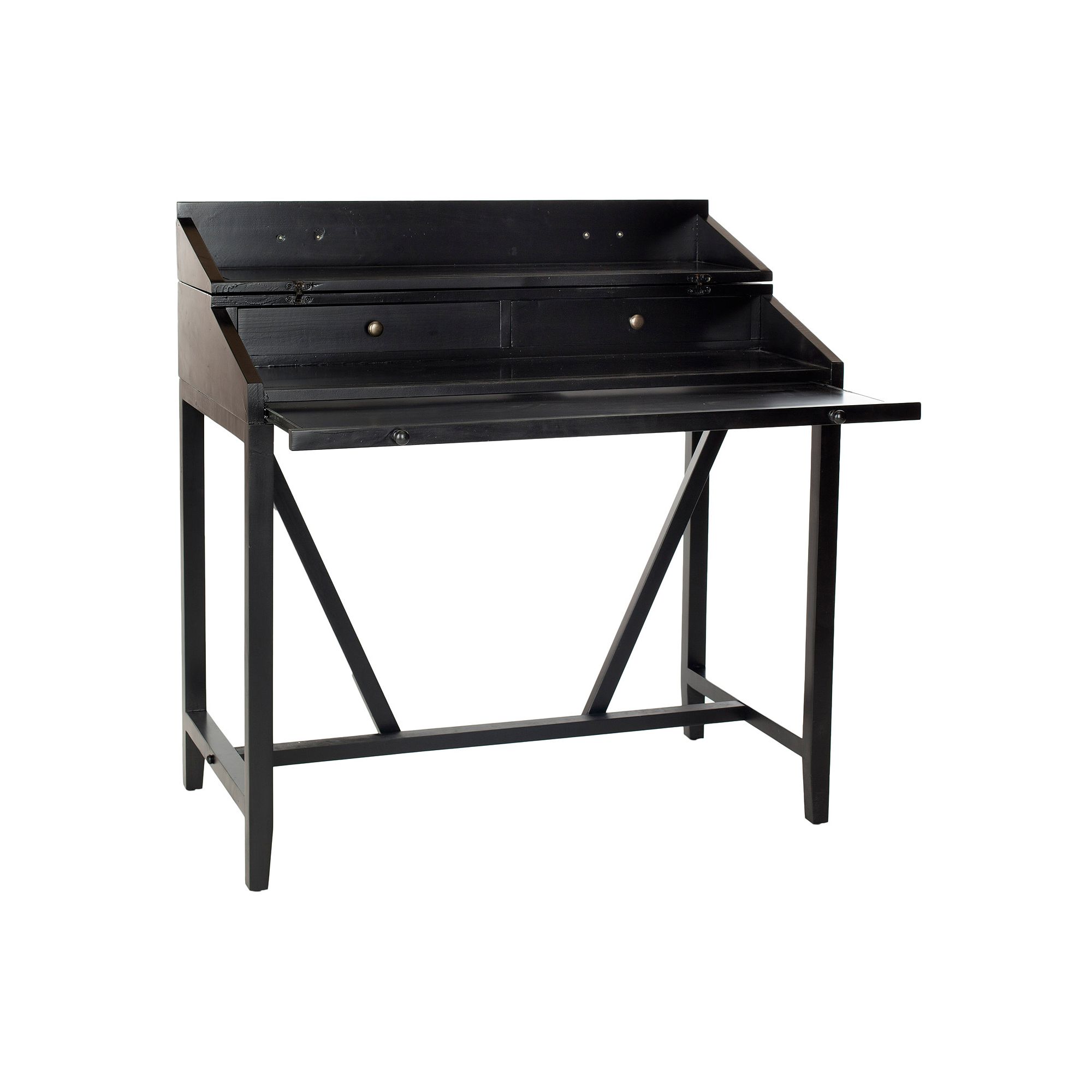 Safavieh Wyatt Hinged Writing Desk, Black