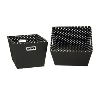 Household Essentials 2 pk Storage Bins