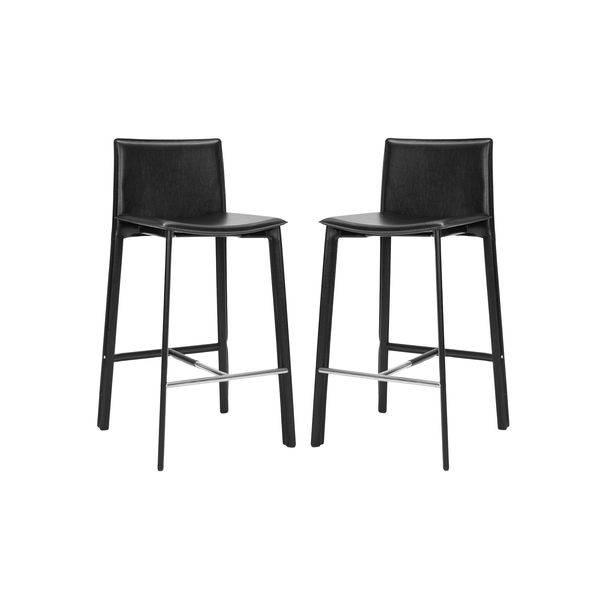 Safavieh 2-pc. Janet Bar Stool Set, Black