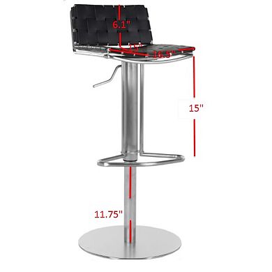 Safavieh Floyd Gas Lift Swivel Stool