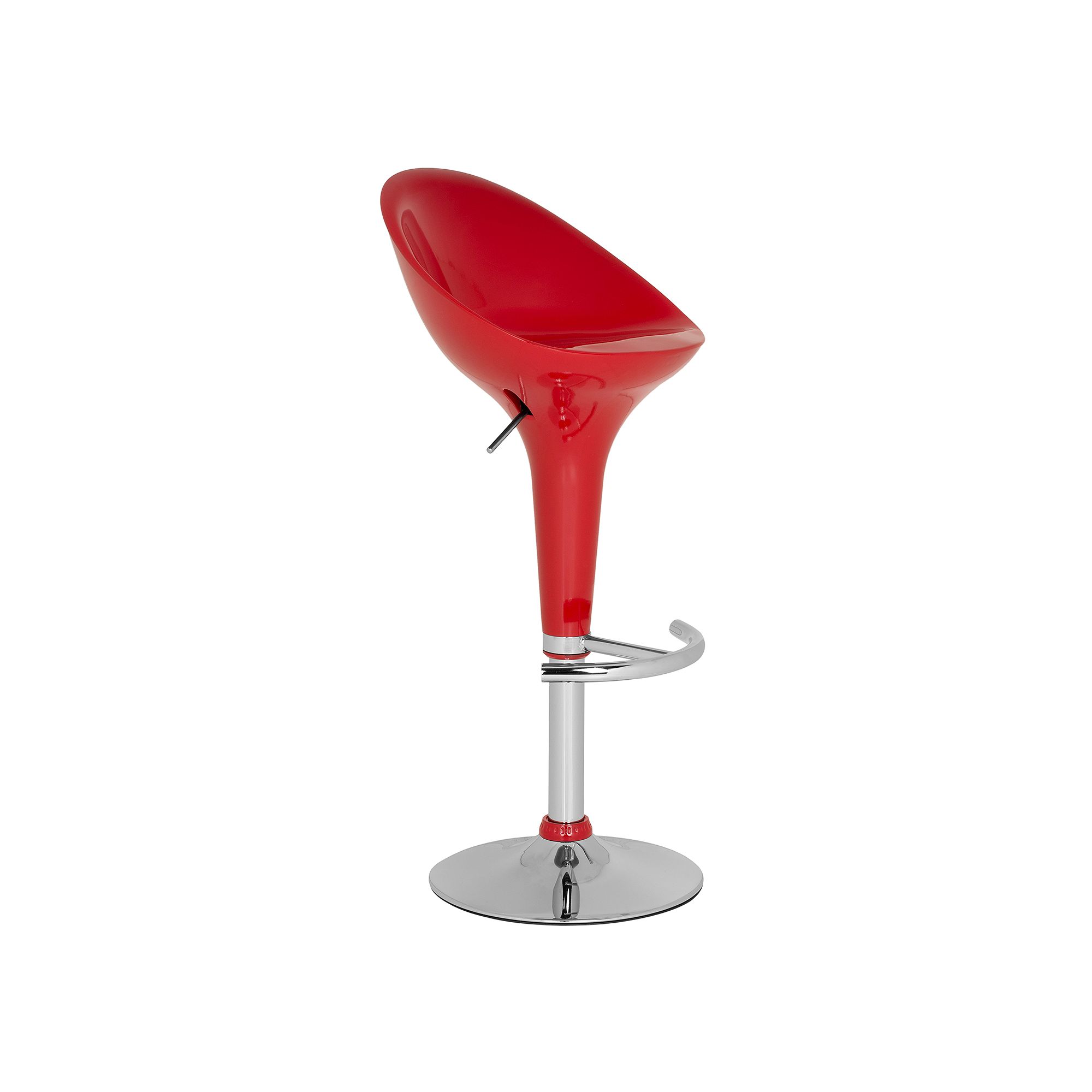 Safavieh Zorab Gas Lift Swivel Stool, Red