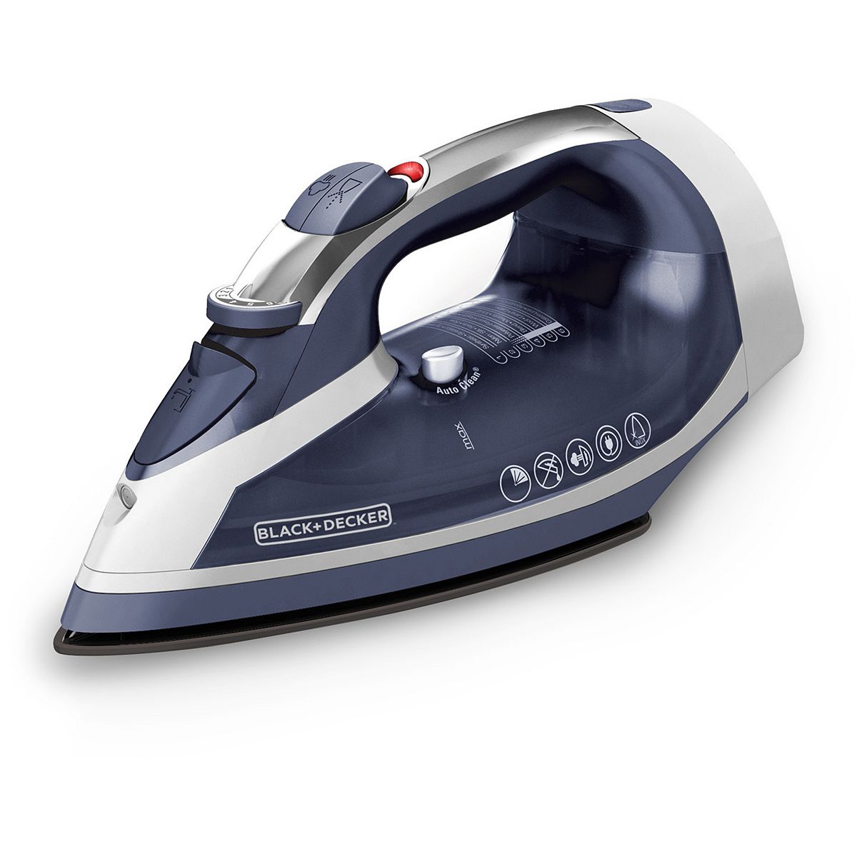 BLACK+DECKER Blue Auto-Steam Iron (1200-Watt) in the Irons