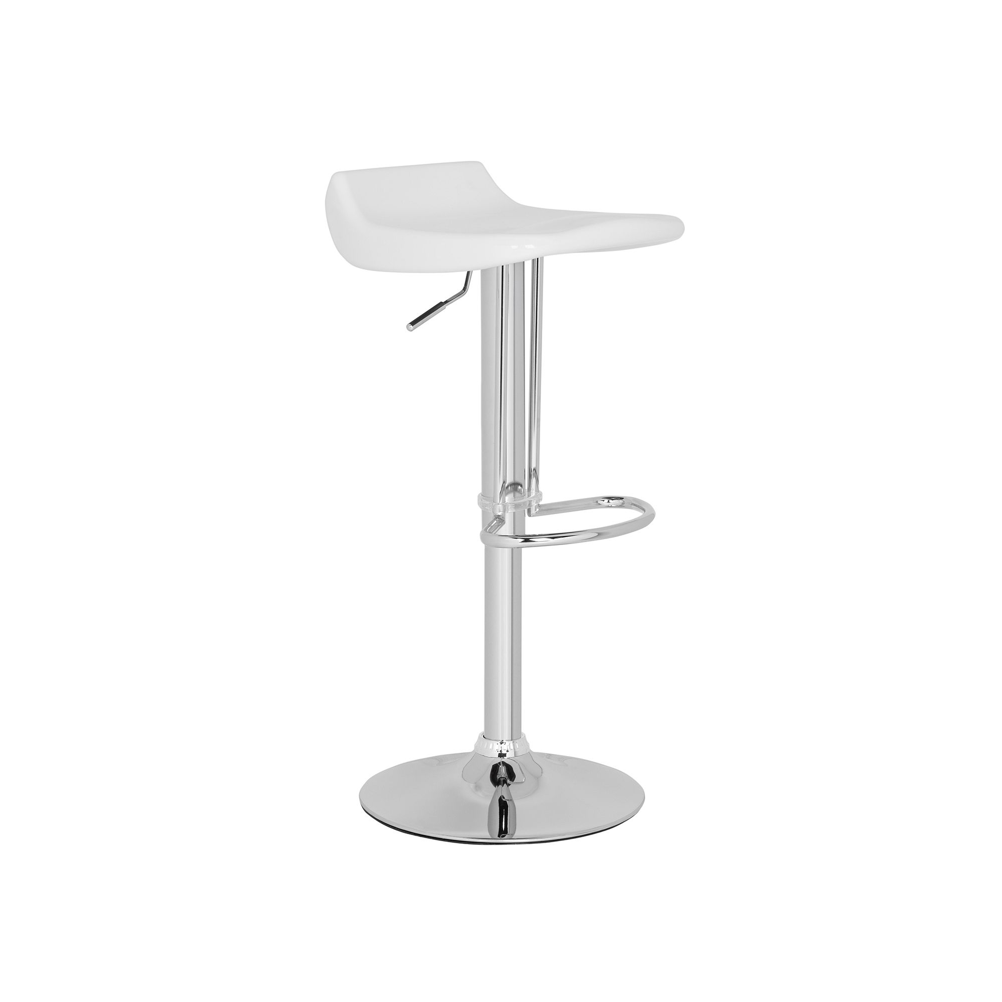 Safavieh Avish Gas Lift Swivel Stool, White