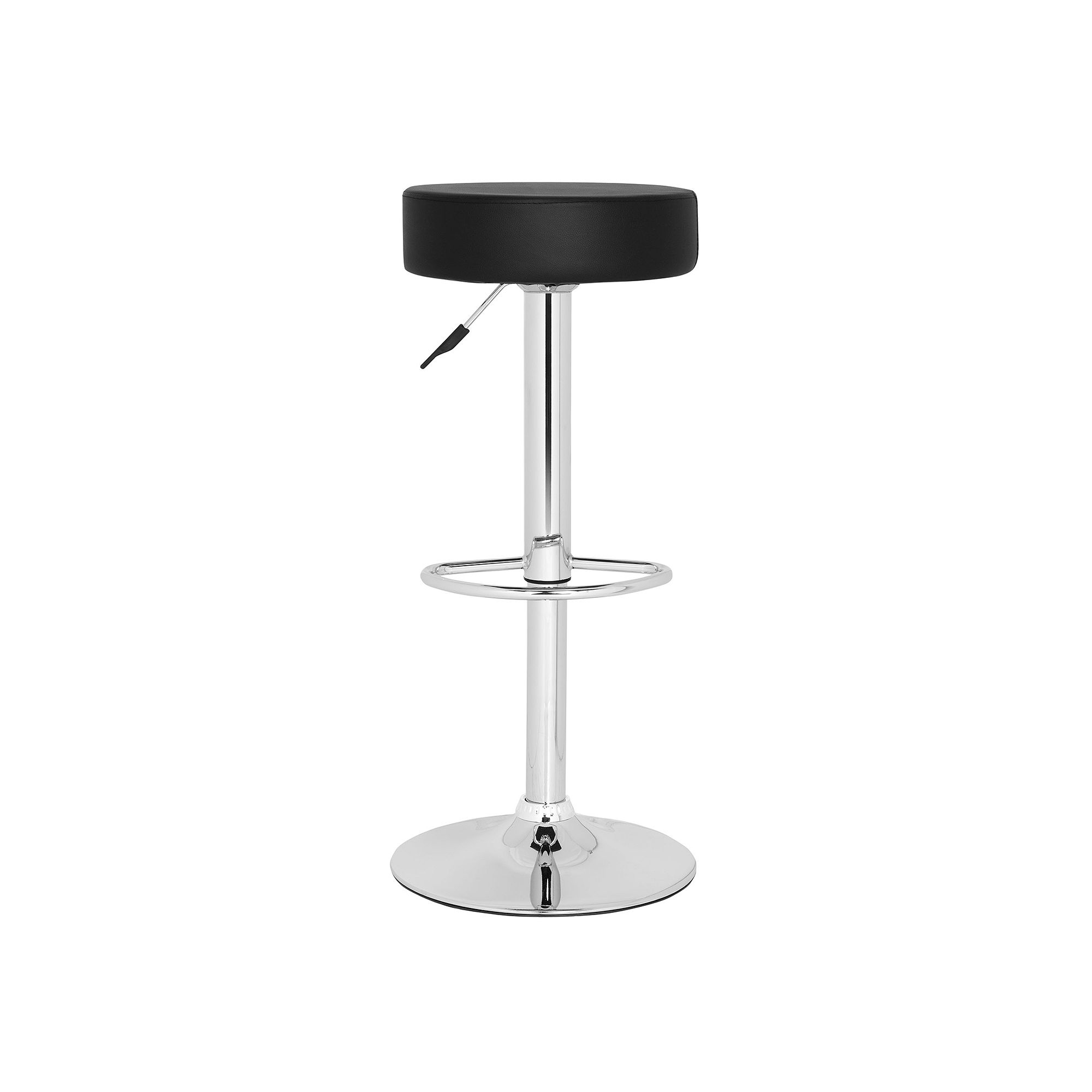 Safavieh Jude Adjustable Swivel Bar Stool, Black