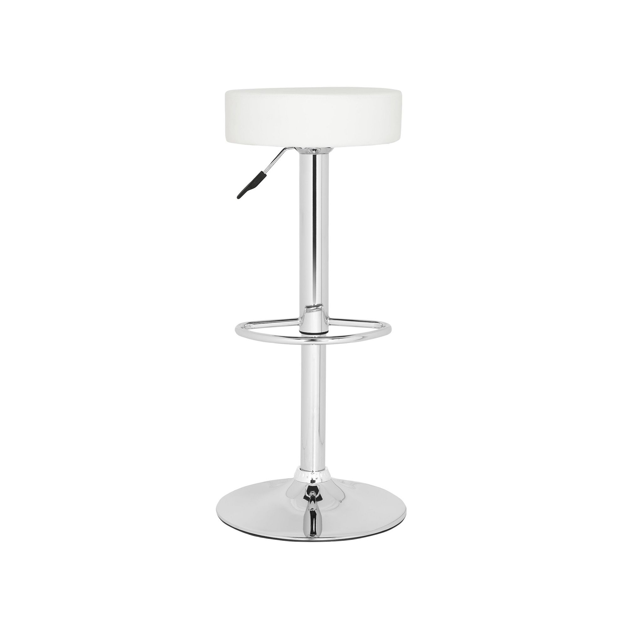 Safavieh Jude Adjustable Swivel Bar Stool, White
