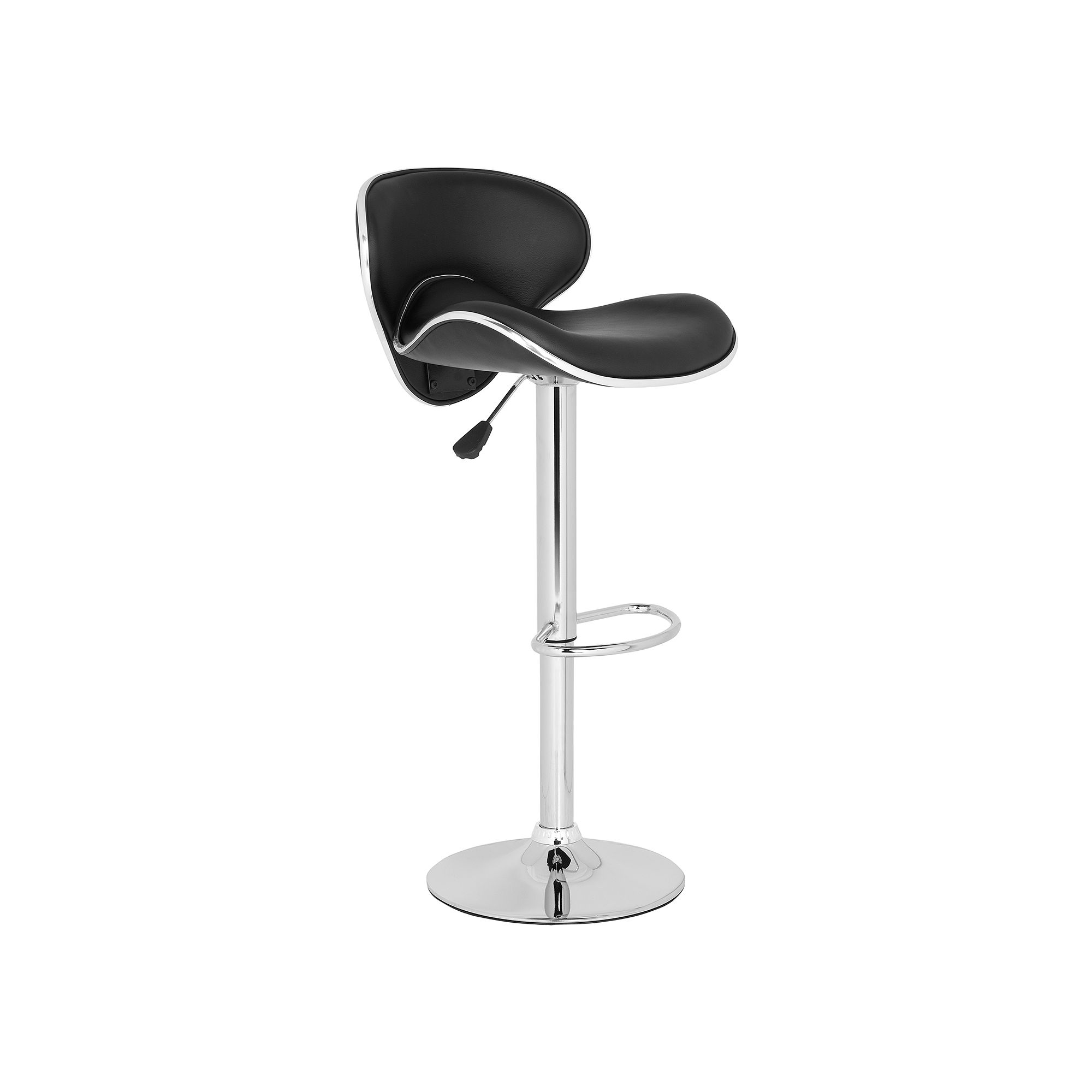Safavieh Shambi Adjustable Swivel Bar Stool, Black