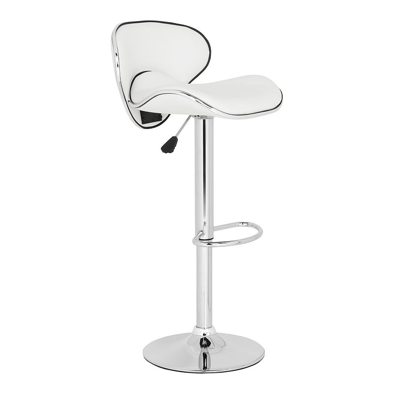 SAFAVIEH Shambi Swivel Bar Stool White