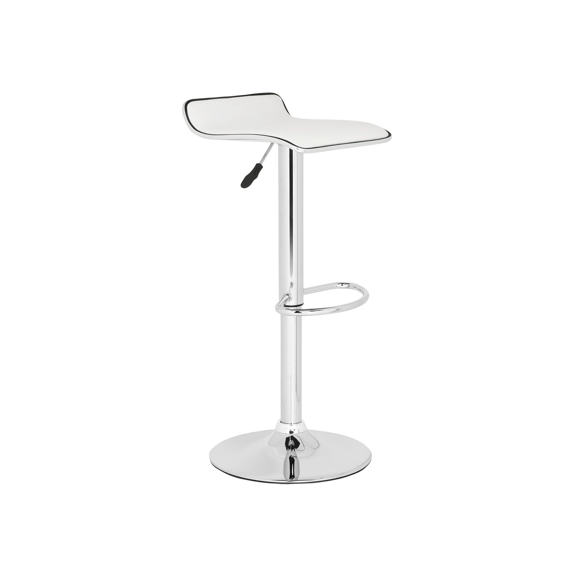 Safavieh Chaunda Adjustable Swivel Bar Stool, White