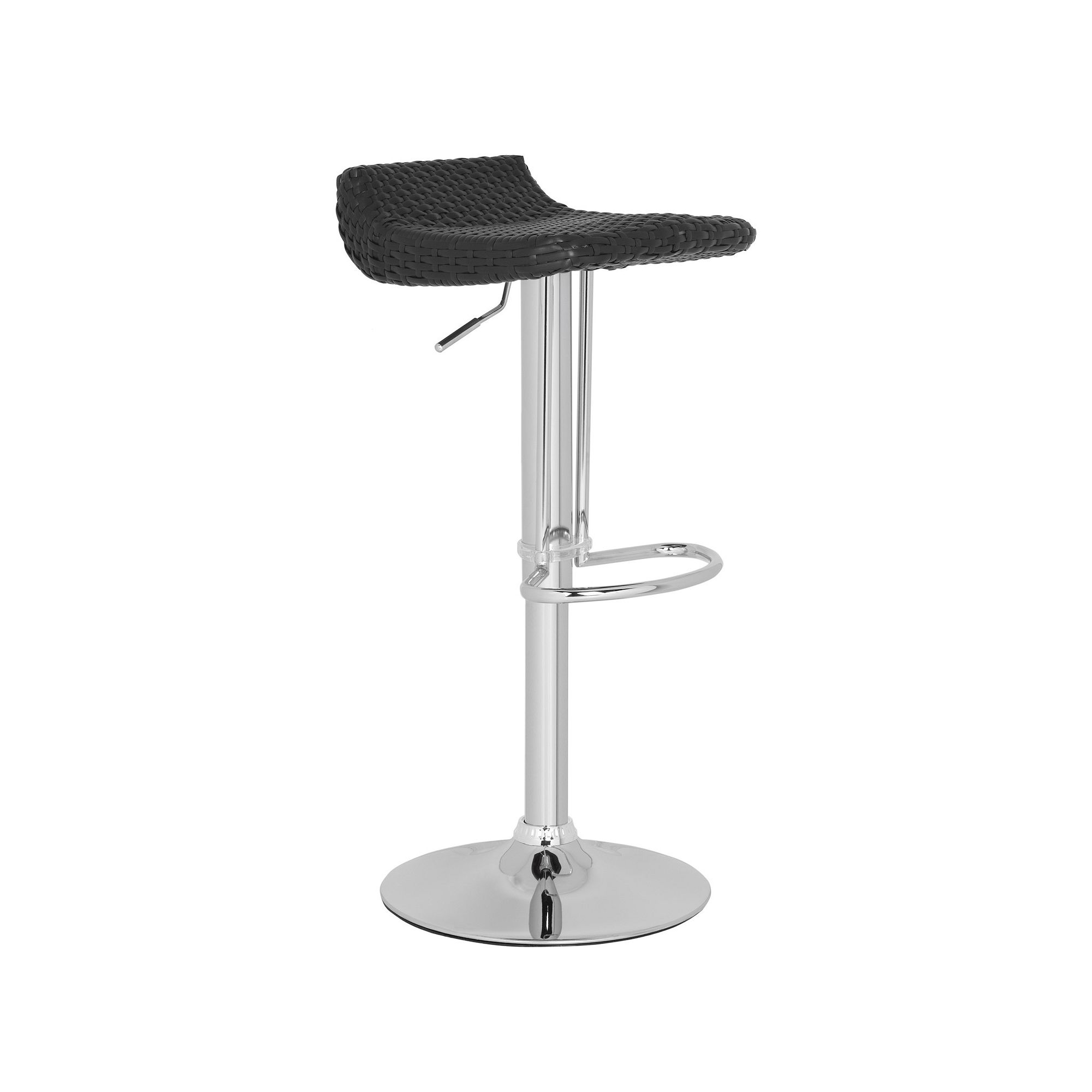 Safavieh Juji Adjustable Bar Stool, Black