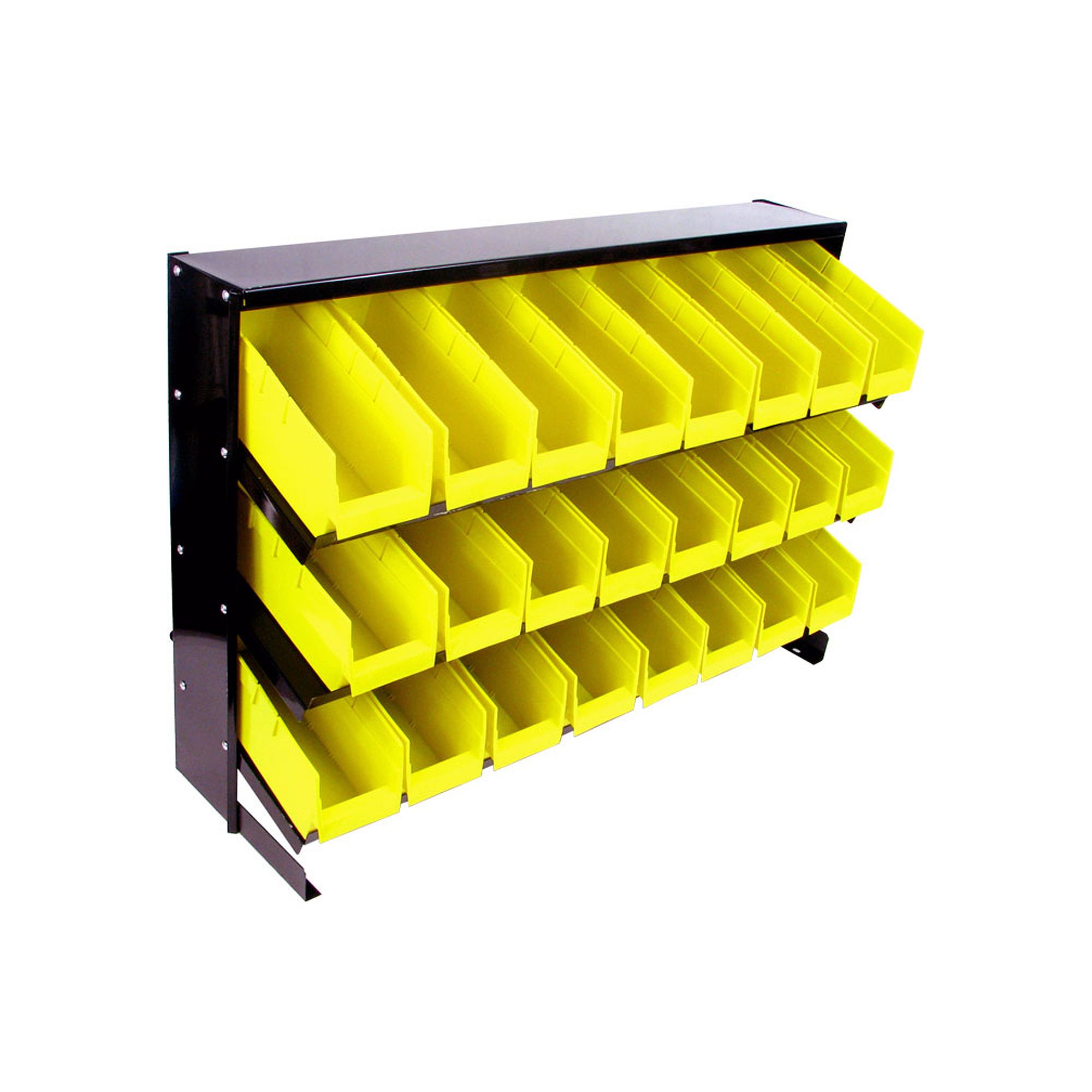 Trademark Tools 24-Bin Storage Rack, Multicolor