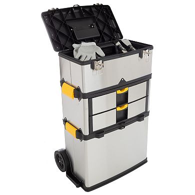 Trademark Tools 3-pc. Wheeled Toolbox Set